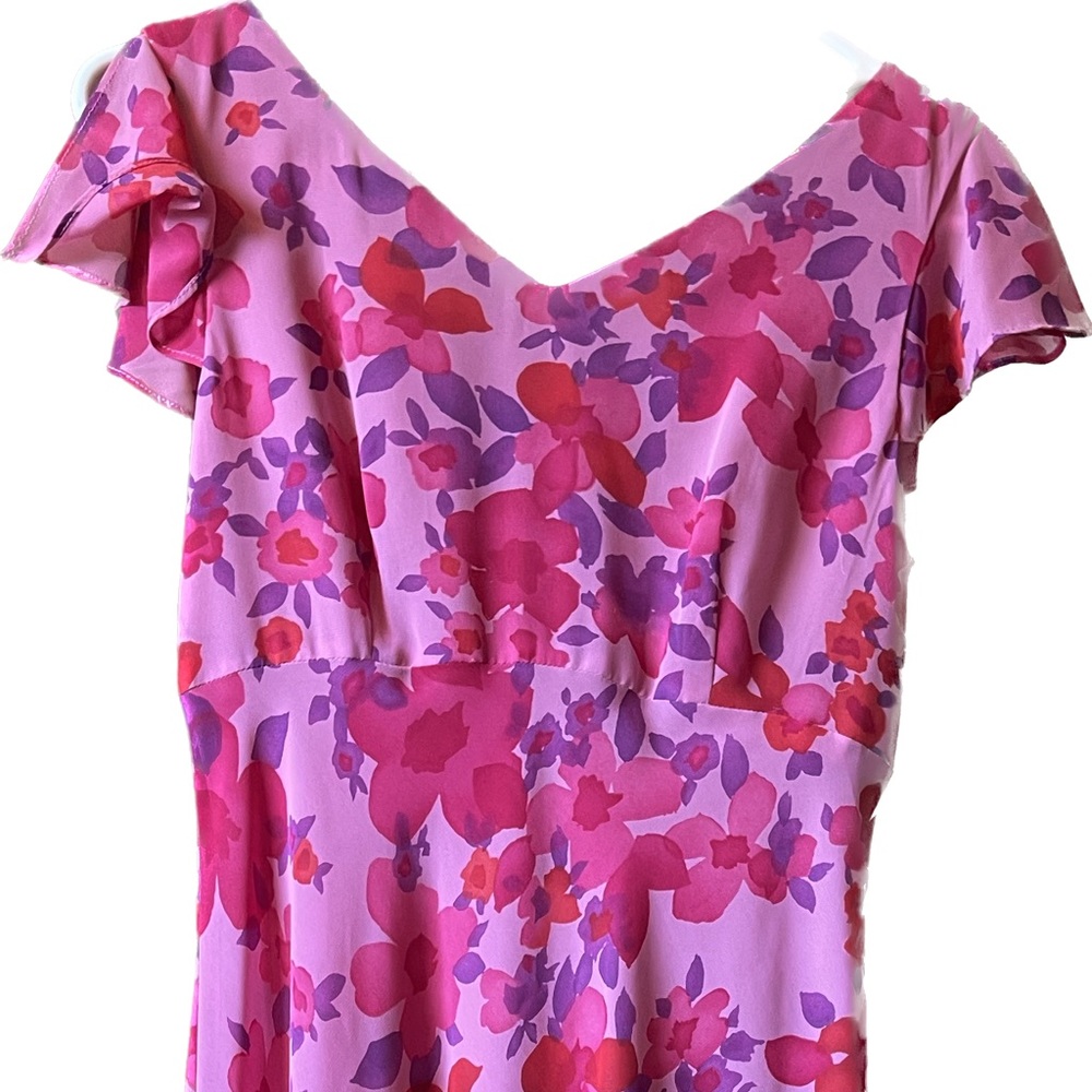 Anne Taylor Loft Multi Colored Dress